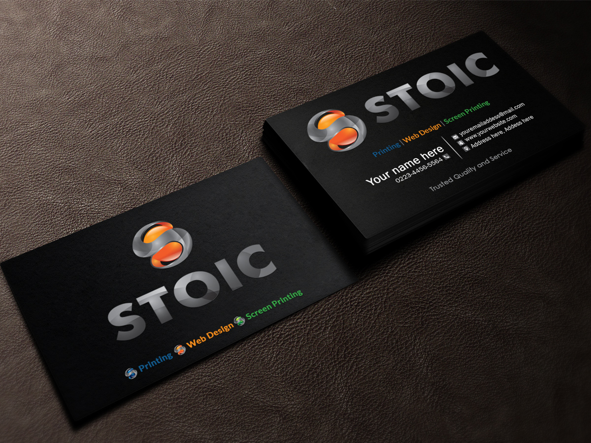 Business Card Design by Sandaruwan for Stoic | Design: #10763012
