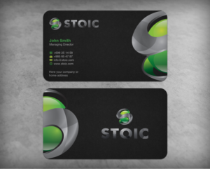 Diseño de Tarjeta de Presentación por WebixBD para Stoic | Diseño: #10708143