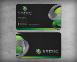 Diseño de Tarjeta de Presentación por WebixBD para Stoic | Diseño: #10708200