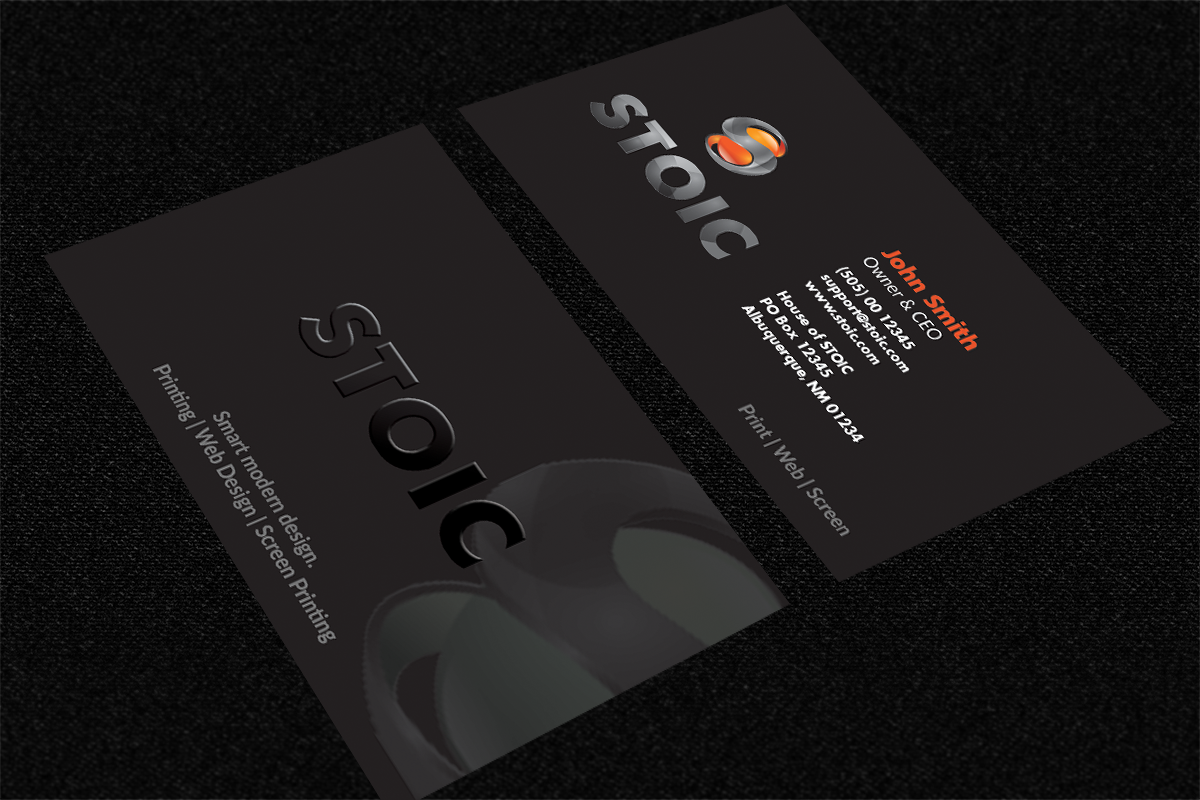 Business Card Design by AFHUN for Stoic | Design #10740330