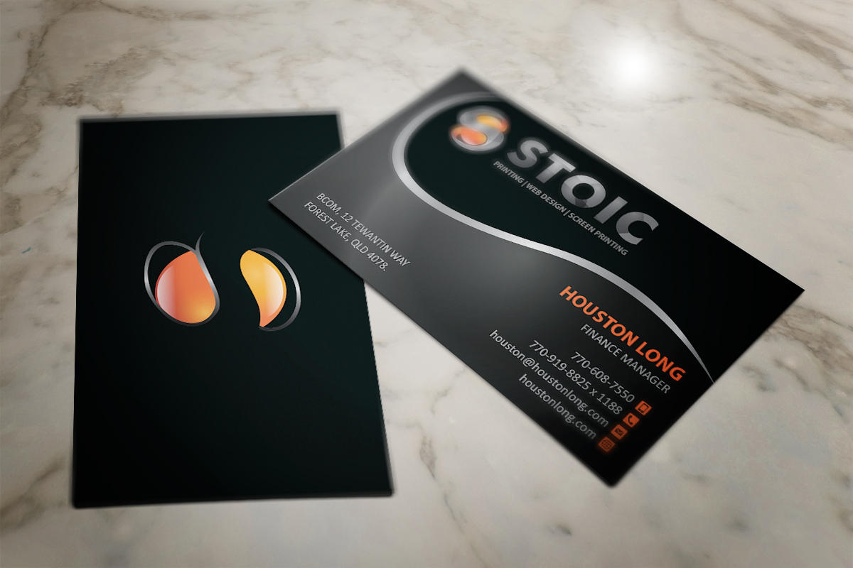 Diseño de Tarjeta de Presentación por Grafactory para Stoic | Diseño #10755243