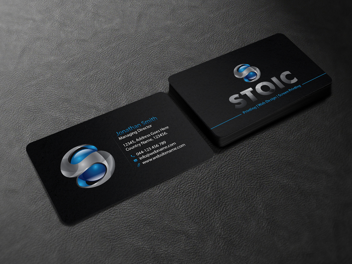 Diseño de Tarjeta de Presentación por Creations Box 2015 para Stoic | Diseño #10735708