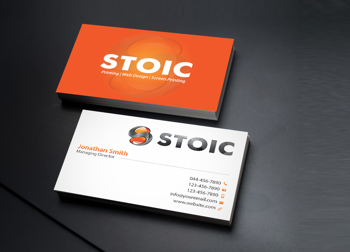 Diseño de Tarjeta de Presentación por Creations Box 2015 para Stoic | Diseño #10735711