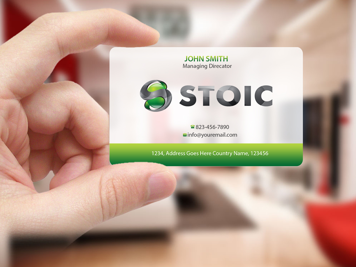 Diseño de Tarjeta de Presentación por Creations Box 2015 para Stoic | Diseño #10735714