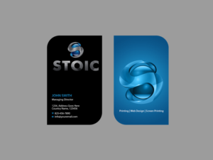 Business Card Design by Creations Box 2015 for Stoic | Design: #10735720