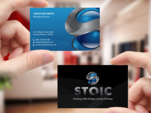 Business Card Design by Creations Box 2015 for Stoic | Design: #10735735
