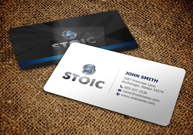 Business Card Design by chandrayaan.creative for Stoic | Design #10710052