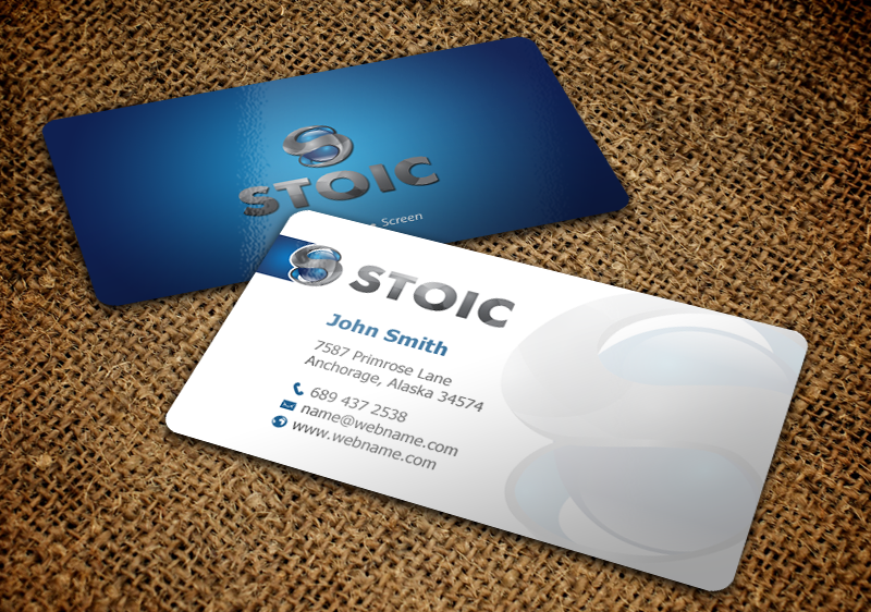 Diseño de Tarjeta de Presentación por chandrayaan.creative para Stoic | Diseño #10710053