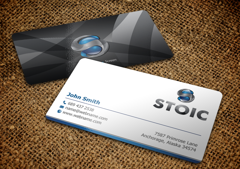 Business Card Design by chandrayaan.creative for Stoic | Design #10710054