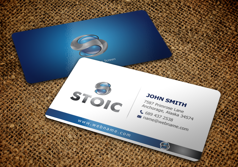 Business Card Design by chandrayaan.creative for Stoic | Design #10710056