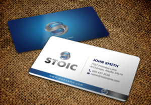 Business Card Design by chandrayaan.creative for Stoic | Design: #10710056