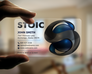 Business Card Design by chandrayaan.creative for Stoic | Design: #10710062