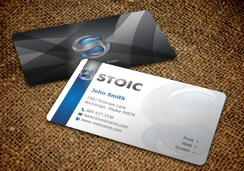 Diseño de Tarjeta de Presentación por chandrayaan.creative para Stoic | Diseño #10710063