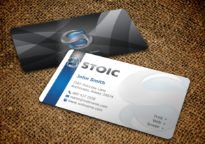 Business Card Design by chandrayaan.creative for Stoic | Design: #10710063
