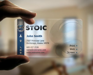 Business Card Design by chandrayaan.creative for Stoic | Design: #10710065