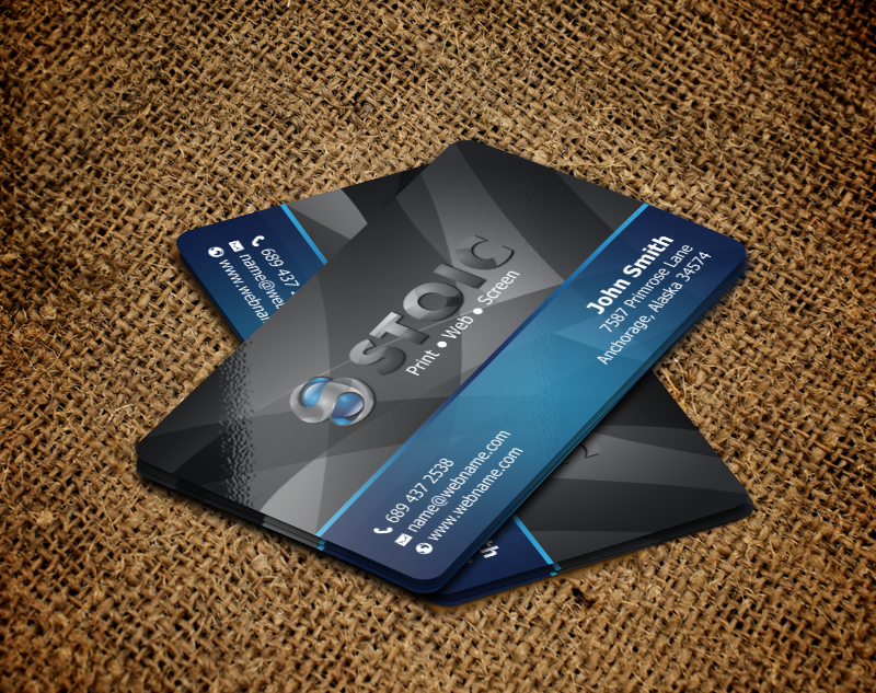 Diseño de Tarjeta de Presentación por chandrayaan.creative para Stoic | Diseño #10710068