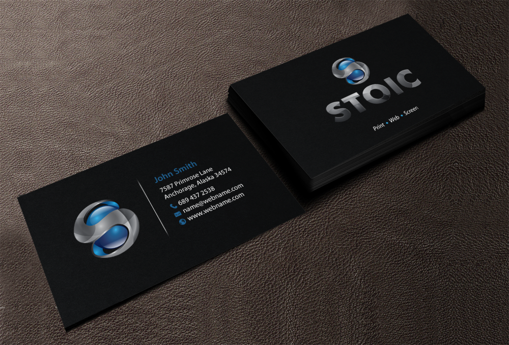 Business Card Design by chandrayaan.creative for Stoic | Design #10710102