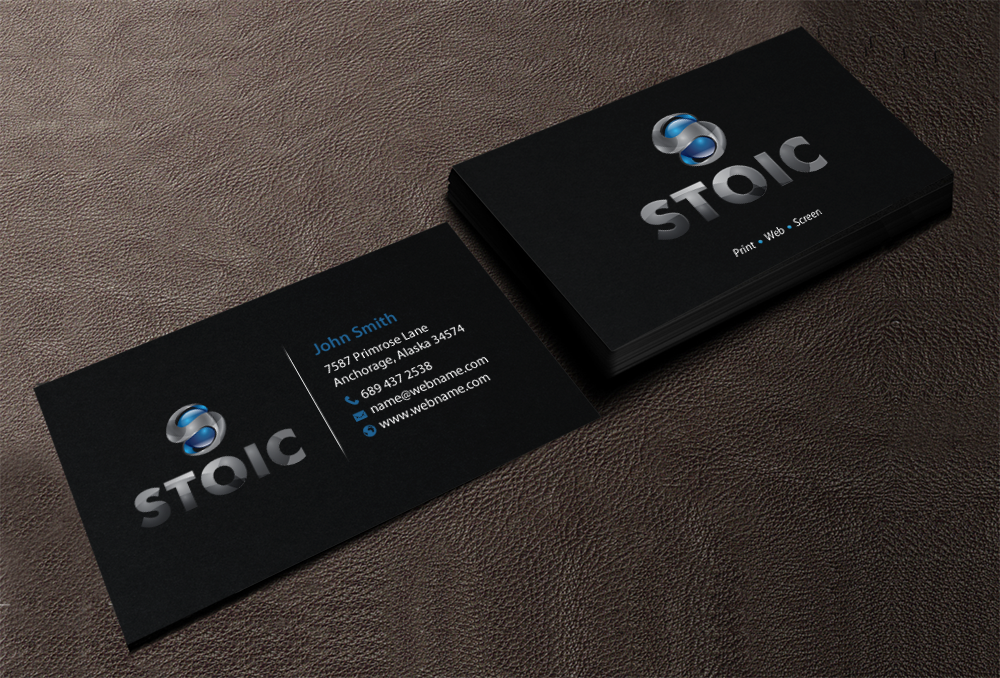 Diseño de Tarjeta de Presentación por chandrayaan.creative para Stoic | Diseño #10710103