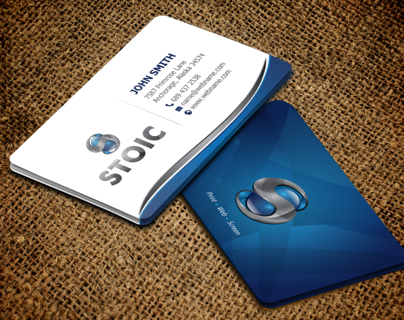 Business Card Design by chandrayaan.creative for Stoic | Design #10710108