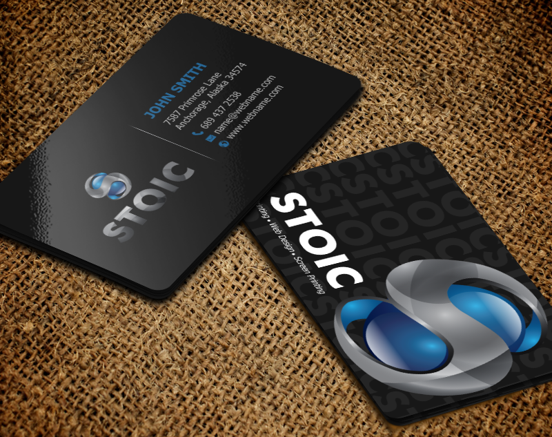 Business Card Design by chandrayaan.creative for Stoic | Design #10752075