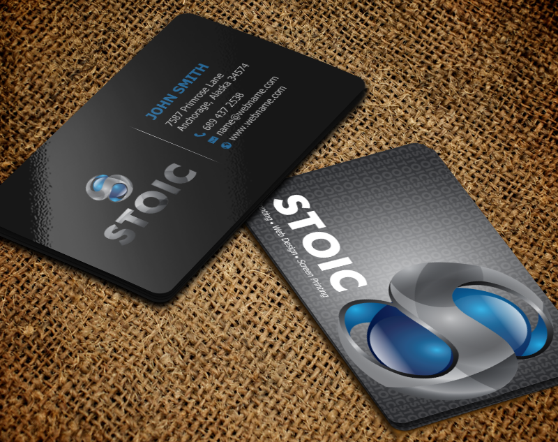 Diseño de Tarjeta de Presentación por chandrayaan.creative para Stoic | Diseño #10752076