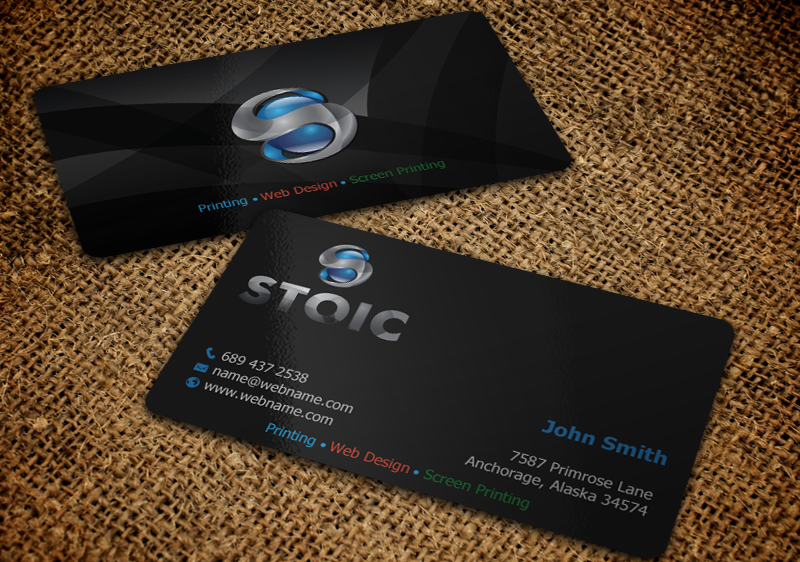 Diseño de Tarjeta de Presentación por chandrayaan.creative para Stoic | Diseño #10765401