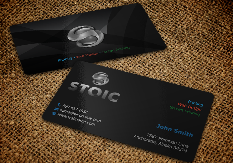 Business Card Design by chandrayaan.creative for Stoic | Design #10765402