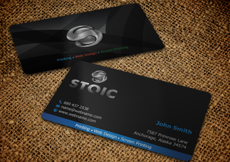 Business Card Design by chandrayaan.creative for Stoic | Design #10765404