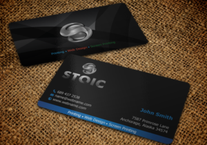 Business Card Design by chandrayaan.creative for Stoic | Design: #10765404