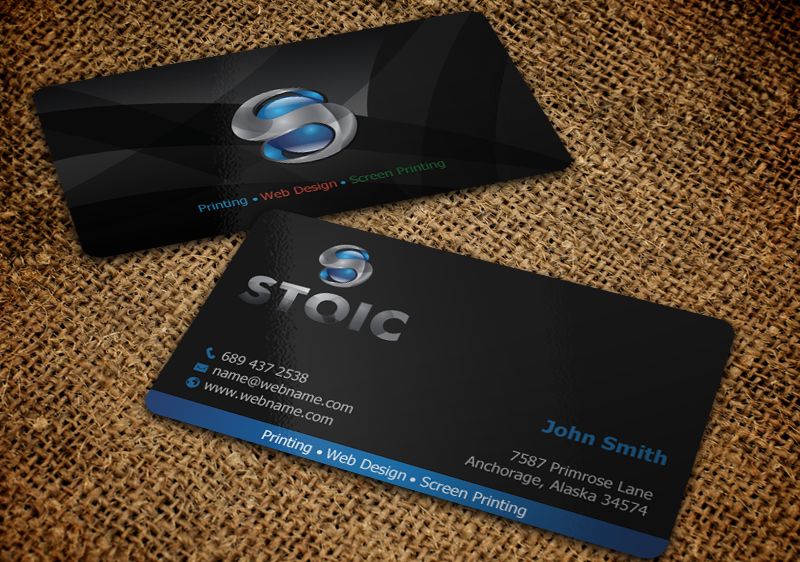 Business Card Design by chandrayaan.creative for Stoic | Design #10765405