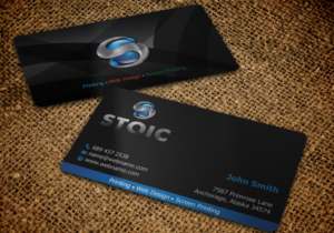 Business Card Design by chandrayaan.creative for Stoic | Design: #10765405