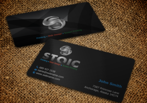 Business Card Design by chandrayaan.creative for Stoic | Design: #10765415