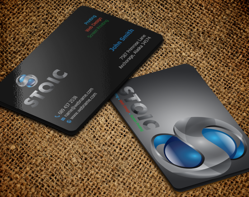 Diseño de Tarjeta de Presentación por chandrayaan.creative para Stoic | Diseño #10766044