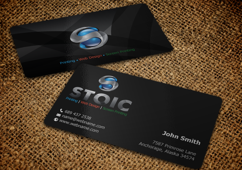 Business Card Design by chandrayaan.creative for Stoic | Design #10766458