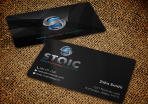 Business Card Design by chandrayaan.creative for Stoic | Design: #10766458