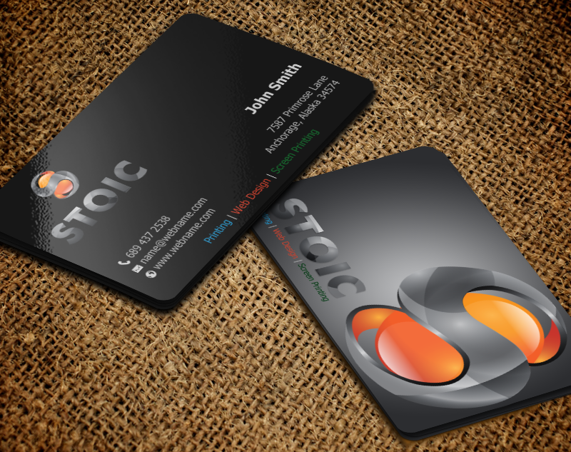 Business Card Design by chandrayaan.creative for Stoic | Design #10766850