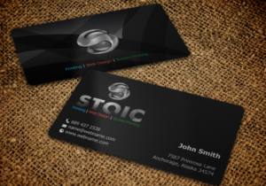 Business Card Design by chandrayaan.creative for Stoic | Design: #10766853
