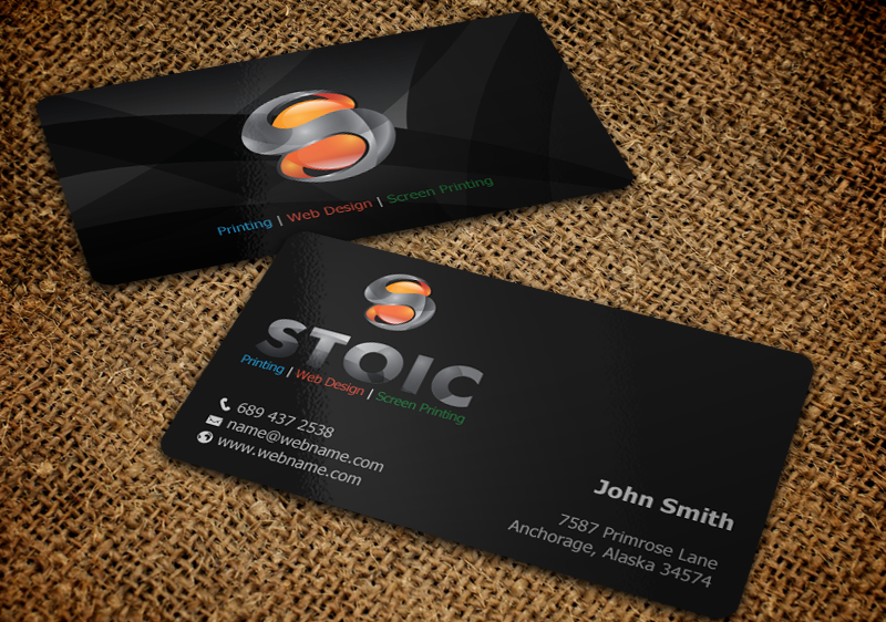 Business Card Design by chandrayaan.creative for Stoic | Design #10766854
