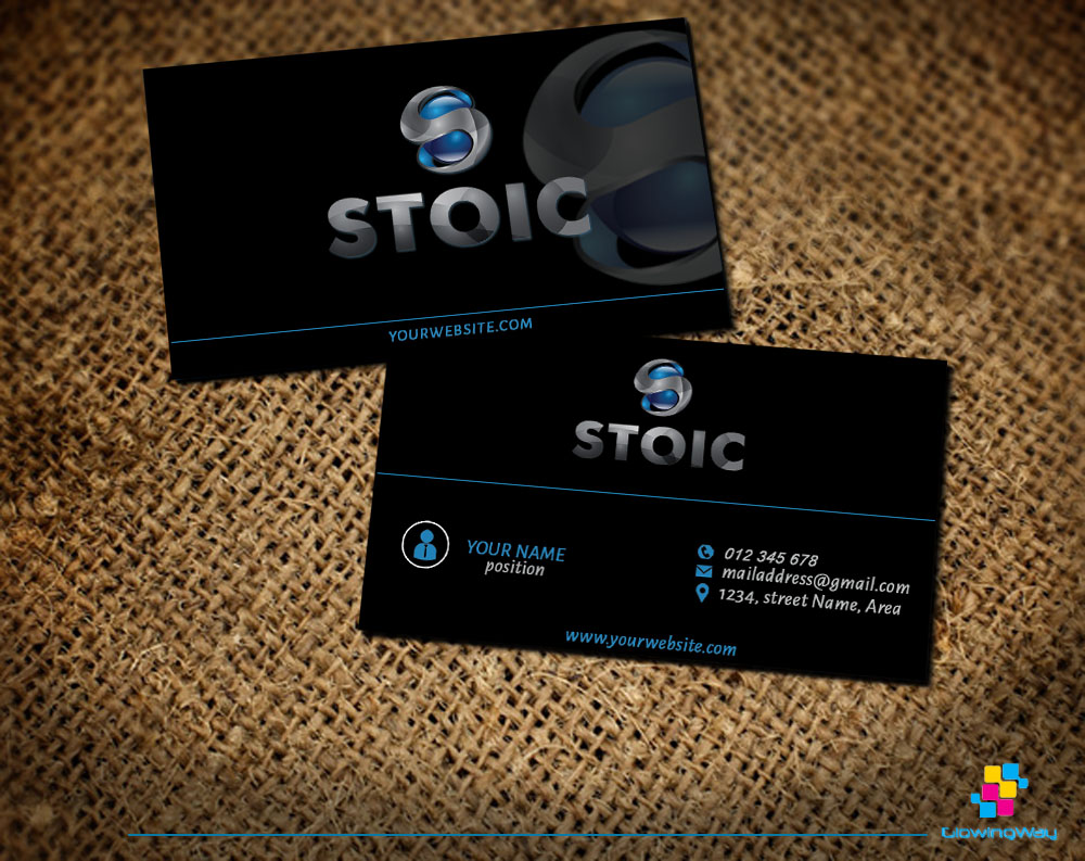 Diseño de Tarjeta de Presentación por gayathrik2244 para Stoic | Diseño #10777972