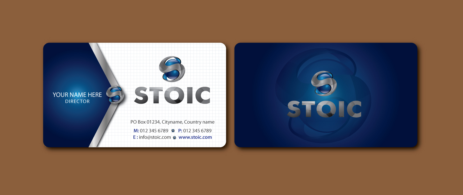 Business Card Design by meet007 for Stoic | Design #10695101