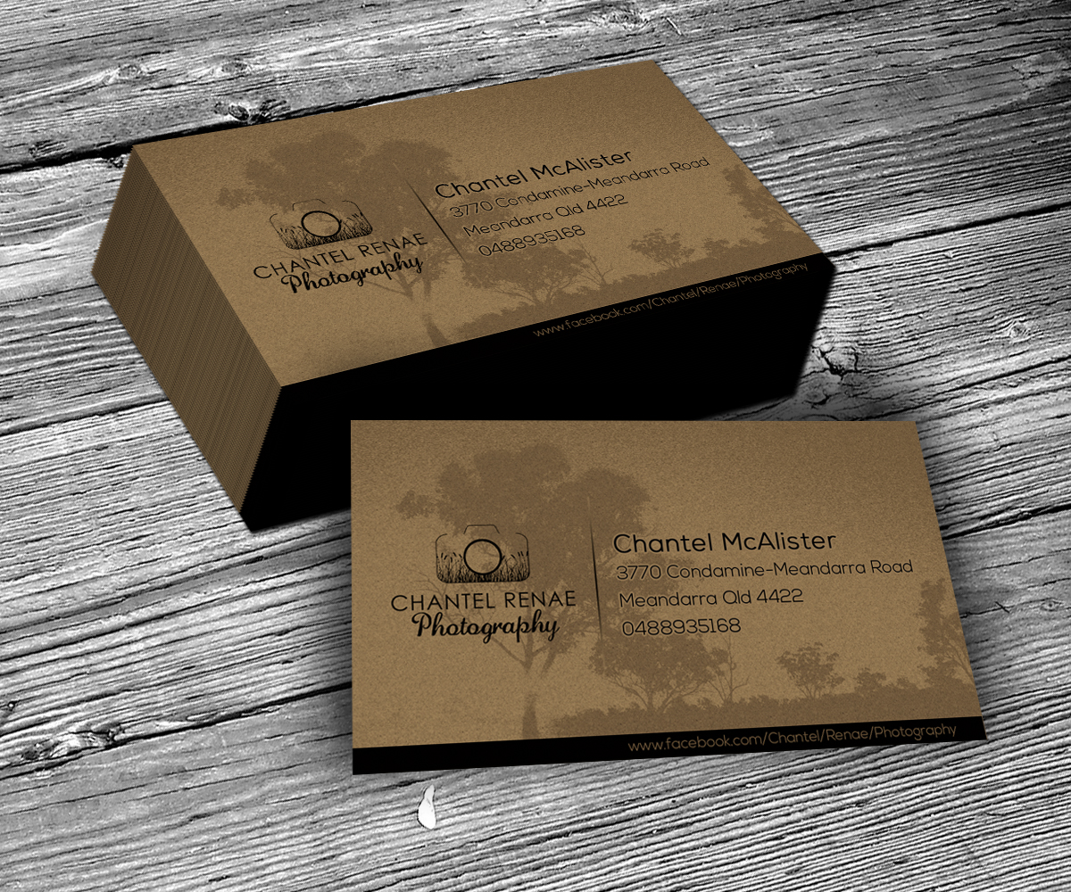 Business Card Design by Lello for Chantel Renae Photographg | Design #2264049