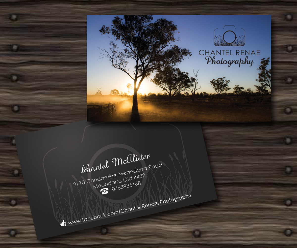 Business Card Design by chiri_09 for Chantel Renae Photographg | Design: #2255980