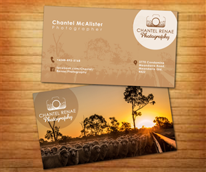 Business Card Design by Fadzli Razali for Chantel Renae Photographg | Design: #2264280