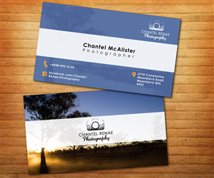 Business Card Design by Fadzli Razali for Chantel Renae Photographg | Design #2264284