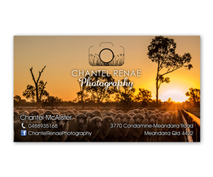 Business Card Design by EricR for Chantel Renae Photographg | Design: #2250769
