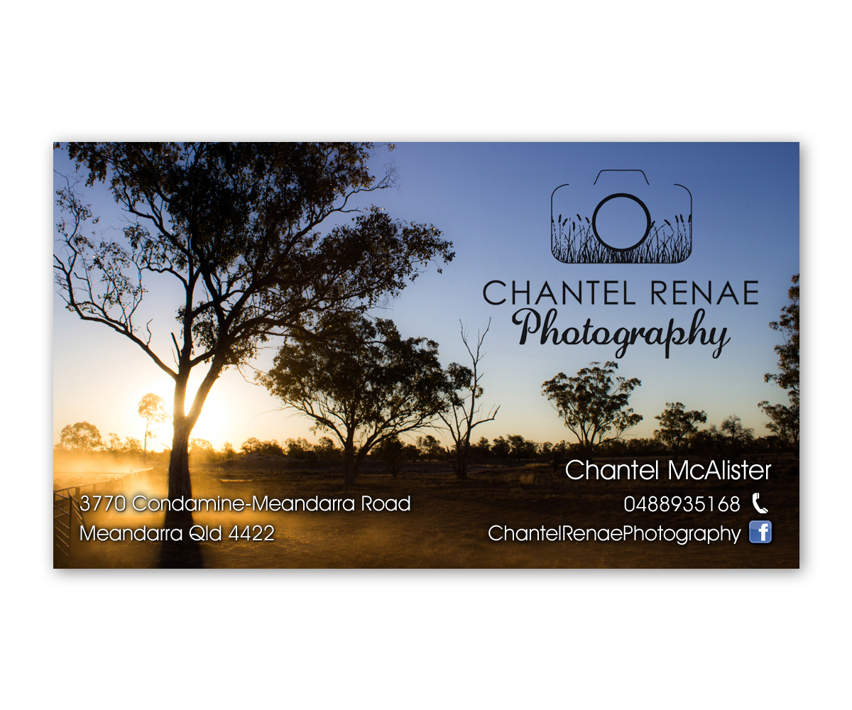 Business Card Design by EricR for Chantel Renae Photographg | Design #2250771