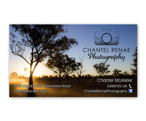 Business Card Design by EricR for Chantel Renae Photographg | Design: #2250771