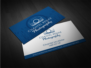 Business Card Design by Atvento Graphics for Chantel Renae Photographg | Design: #2236533