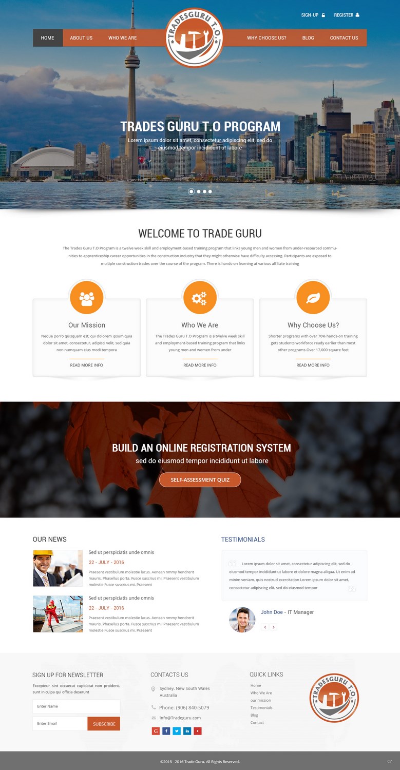 Web Design by pb for this project | Design #10698816