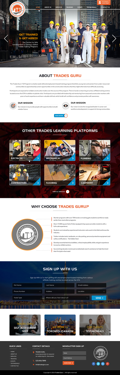 Web Design by Sbss for this project | Design #10698912